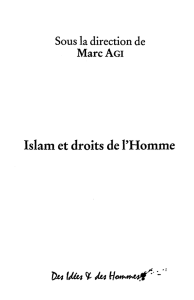 Islam et droits de l`Homme