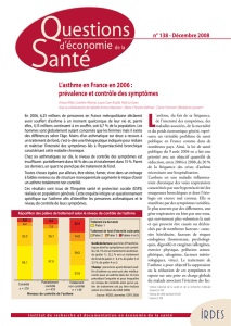L`asthme en France en 2006 : prévalence et contrôle des symptômes