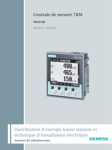 Distribution d`énergie basse tension et technique d`installation