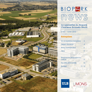 Biopark News 16 - Biopark Charleroi Brussels South