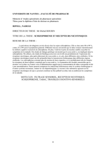 I La schizophr&eacute;nie - Service Central d`Authentification Universit&eacute; de