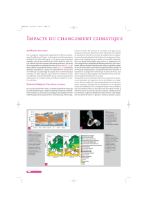 impact CC sur biosphere marine et terrestre