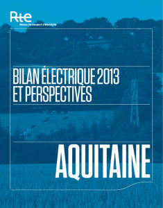 Bilan électrique Aquitaine 2013