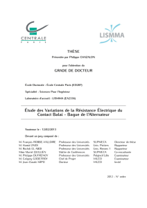 Étude des Variations de la Résistance Électrique du