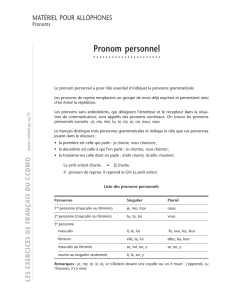 Pronom personnel