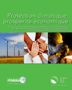 Protection climatique, prospérité économique