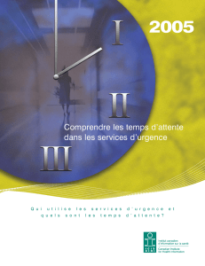 Comprendre les temps d`attente dans les services d`urgence