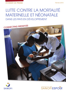 lutte contre la mortalité maternelle et néonatale