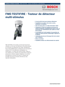 FME-TESTIFIRE - Testeur de détecteur multi