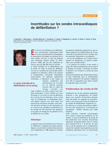 Incertitudes sur les sondes intracardiaques de