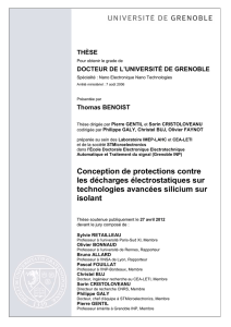 Conception de protections contre les décharges