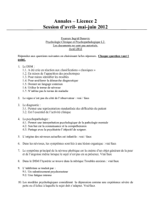 Annales – Licence 2 Session d`avril- mai-juin 2012
