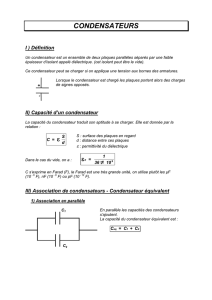 CONDENSATEURS