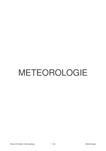 Météorologie - Cours - Brevet d`Initiation Aéronautique Calais