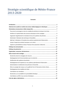 Stratégie scientifique de Météo-France