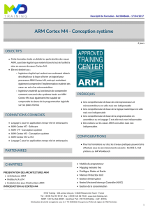 ARM Cortex M4 - Conception système