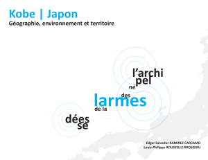 Géographie, environnement et territoire (Japon, Kobe)