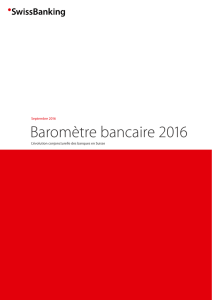 Baromètre bancaire 2016