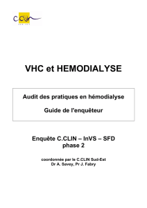 VHC et HEMODIALYSE