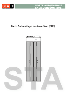 Porte Automatique en Accordéon (BUS)