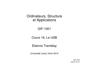 Cours 19 - Université Laval