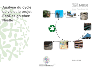 Life Cycle Assessment and Ecodesign of Packaging at Nestlé