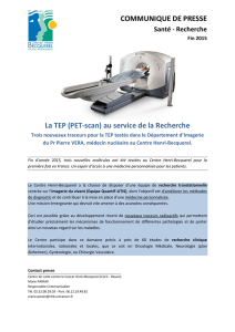 La TEP (Pet-Scan) - Centre Henri Becquerel