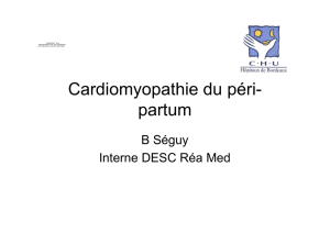 Cardiomyopathie du péri