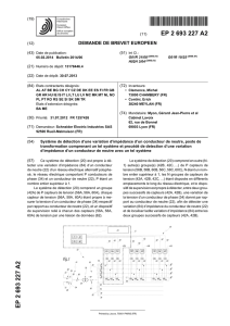 Système de détection d`une variation d`impédance d`un conducteur