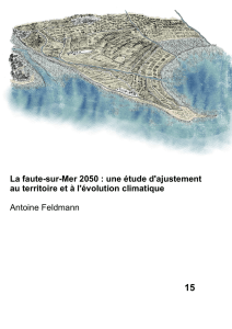 La faute-sur-Mer 2050 : une étude d`ajustement au territoire et à l