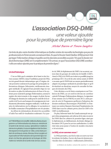 L`association DSQ-DME