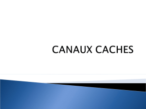 canaux caches