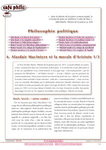 6. Alasdair MacIntyre et la morale d`Aristote 1/3 - Reseau