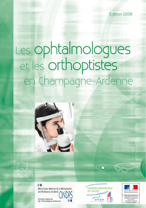 Les ophtalmologues et les orthoptistes