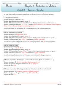 Dossier 3 – Activité 3 Correction Page 1 En vous aidant de la