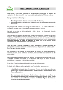 Réglementation juridique - chèque cadeau Chartreuse