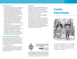 La cystite interstitielle