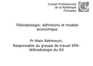 Pr Alain Rahmouni, Responsable du groupe de travail SFR