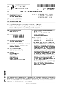 Procédé de préparation d`un composé aromatique p