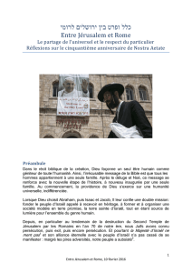 Entre Jérusalem et Rome - Eglise catholique en France