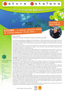 DOSSIER : la réserve naturelle marine de Cerbère
