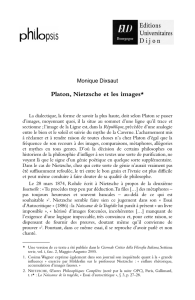 Platon, Nietzsche et les images