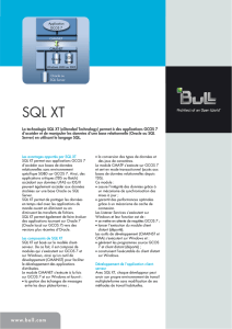 SQL XT