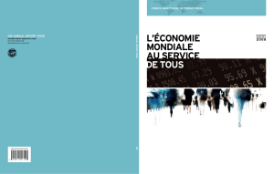 L`économie mondiale au service de tous -- Rapport annuel