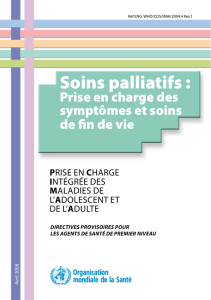 Soins palliatifs :