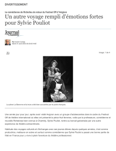 Un autre voyage rempli d`émotions fortes pour Sylvie Pouliot