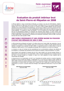 NE135 - Evaluation du PIB de St-Pierre-et-Miquelon en 2008