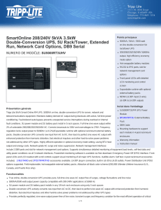 SmartOnline 208/240V 5kVA 3.5kW Double-Conversion