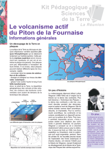 Le volcanisme actif du Piton de la Fournaise