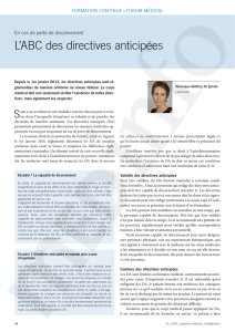 L`ABC des directives anticipées